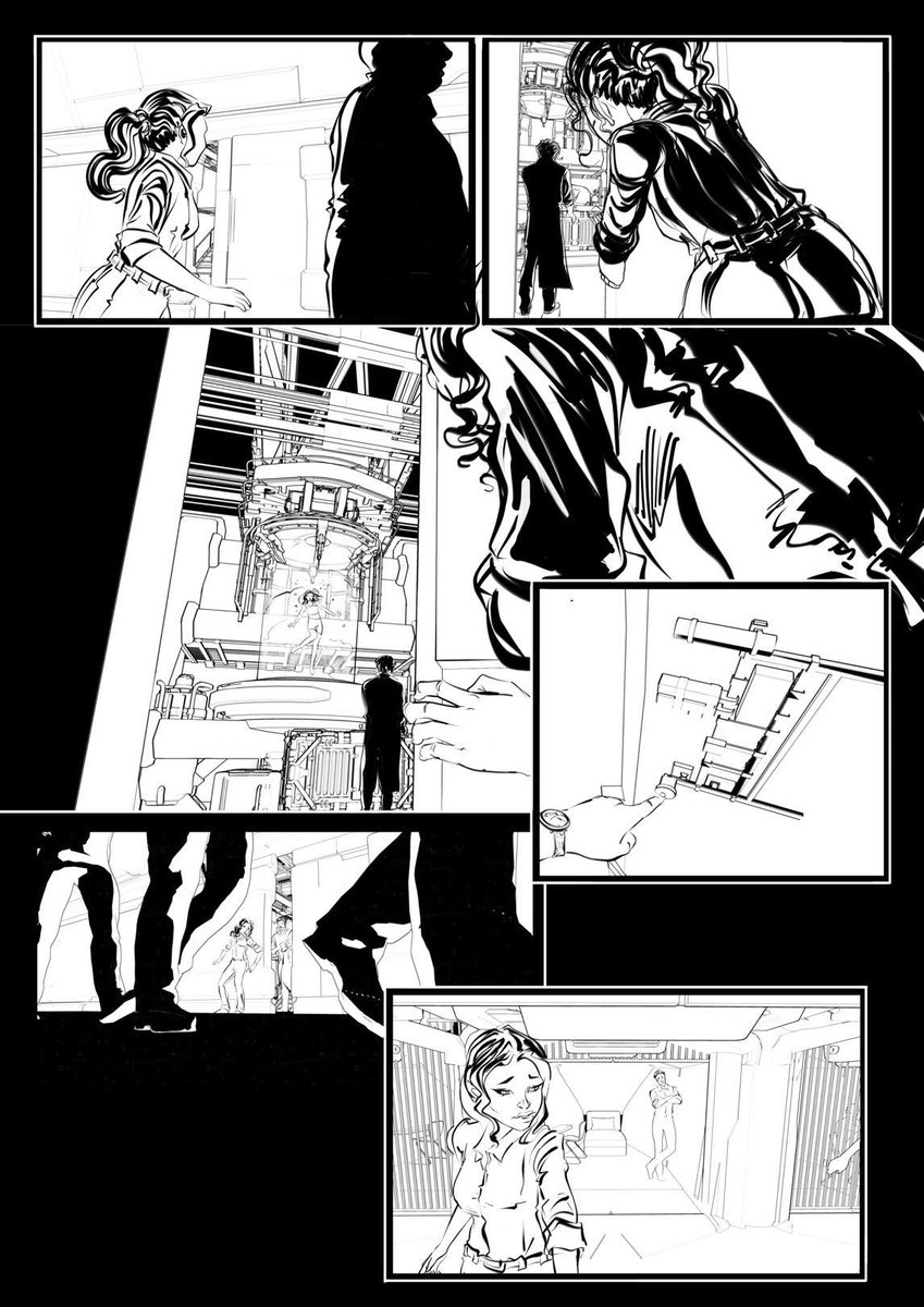 Pages 5 & 6 ready for color... Our Kickstarter campaign is launching soon check it out here: kickstarter.com/projects/tomen…