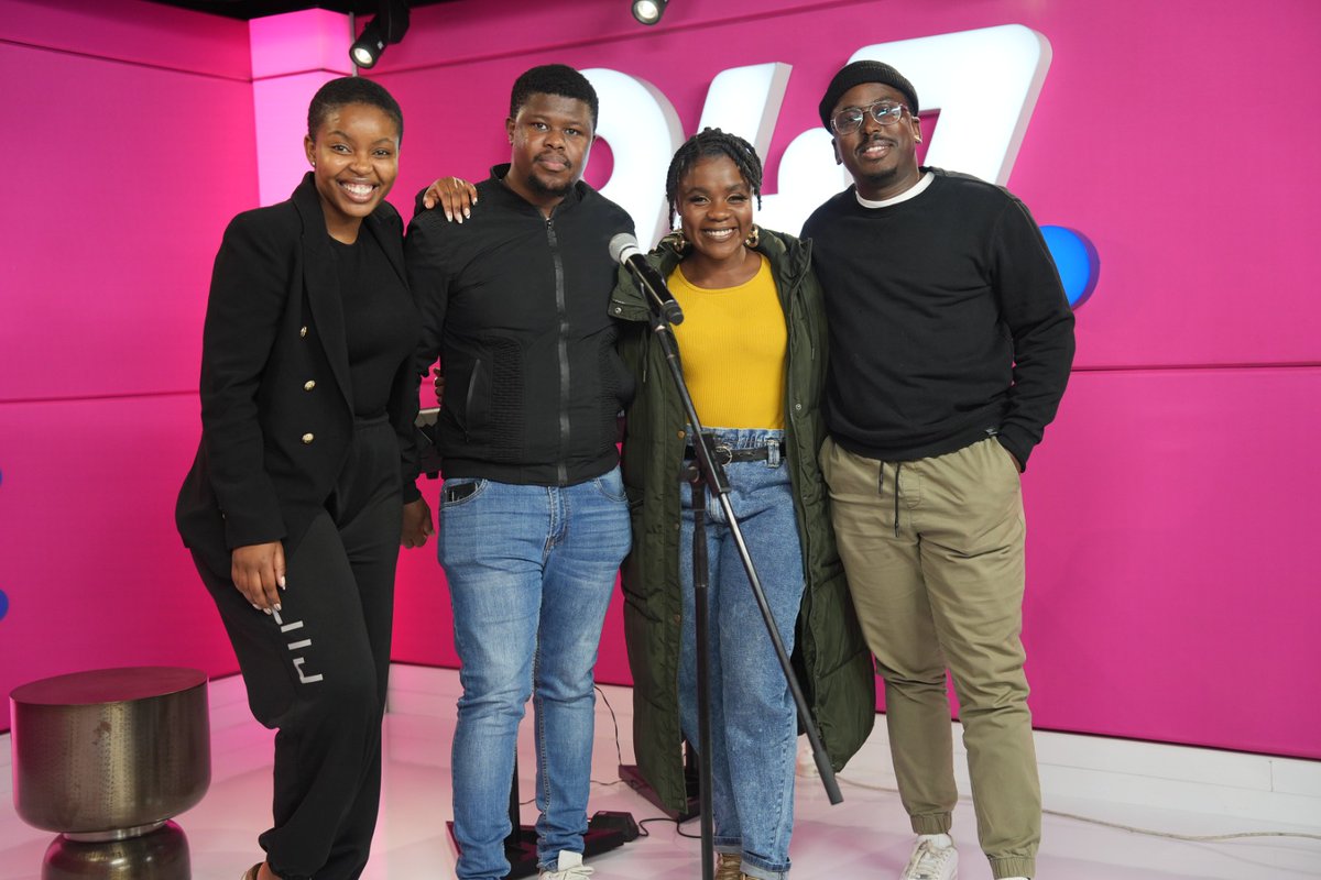 947's tweet photo. . @msizijames & @bolelepolisa enjoyed a discussion with Ayanda Jiya on how @OfficialSAMPRA has assisted her & her music journey.
WATCH 🎥: https://t.co/N2u9SHYFfQ
Brought to you by SAMPRA
#SAMPRAx947 #BeatSA #NightPulseOn947 #SAMPRAConnectsWithAyandaJiya https://t.co/j2l55kRhLH