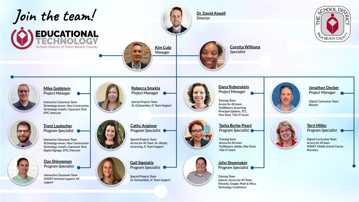 Educational Technology Team in Palm Beach County (@edtechpbc) on Twitter photo Weโre thrilled to announce an exciting opportunity to join the <a href="/pbcsd/">The School District of Palm Beach County</a> Ed Tech Team! Are you a dedicated educator with a passion for all things Ed Tech? If so, youโll fit right in! Apply with admin job ID #248889 at palmbeachschools.org/Page/573 Weโre thrilled to announce an exciting opportunity to join the <a href="/pbcsd/">The School District of Palm Beach County</a> Ed Tech Team! Are you a dedicated educator with a passion for all things Ed Tech? If so, youโll fit right in! Apply with admin job ID #248889 at palmbeachschools.org/Page/573
