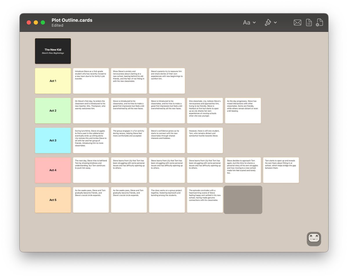 cardbuddyapp's tweet image. Card Buddy is getting prettier. 😍
The next update will have improved colors for more beautiful boards!
#moodboard #WritingCommunity #toolsforthought
