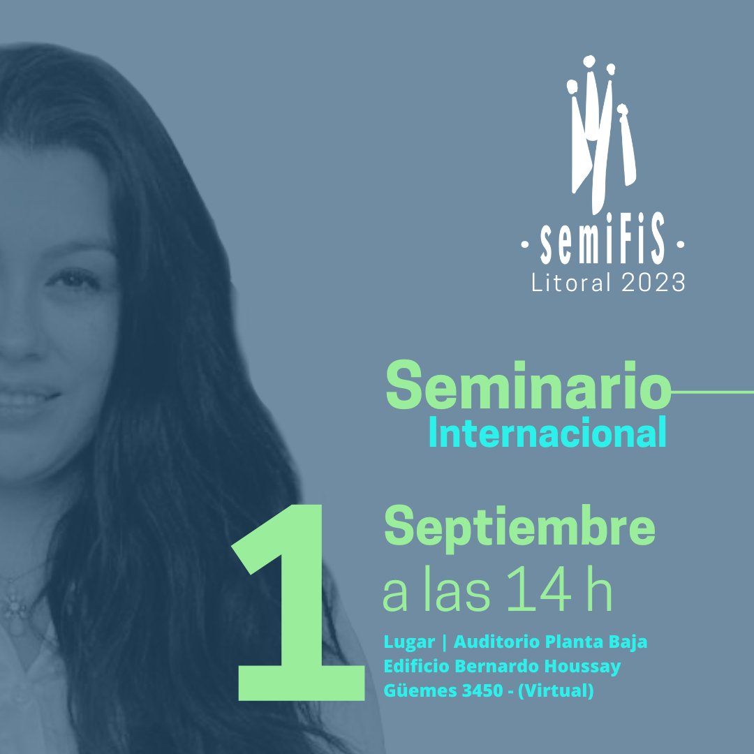 ifislitoral's tweet photo. SemIFIS |  Proton and neutron electromagnetic form factors. How well do we know them?  A cargo de la Dra. Sandra Nathaly Santiesteban.
Fecha y hora | viernes 1 de septiembre a las 14 horas  Lugar | Auditorio del Edificio Bernardo Houssay, Güemes 3450, Santa Fe, Argentina. https://t.co/6gDRFCkEAR