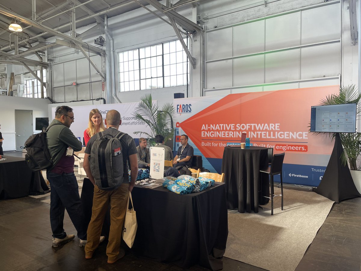 miyer's tweet photo. Attending the ELC Annual Summit in San Francisco today/ tomorrow? Stop by the @Faros_AI booth to learn about our AI-Native Engineering Intelligence Platform! And also collect some cool 😎 swag while you are there! 

#SFELC #SanFrancisco #EngOps #FarosAI https://t.co/NyXzAkPCXM