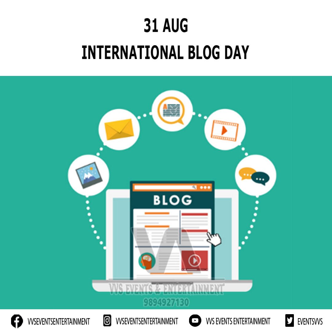 EventsVvs's tweet image. International Blog Day
International Blog Day 2023

#InternationalBlogDay
#InternationalBlogDay2023
#BlogDay
#BlogDay2023
#SocialMedia
#Mail
#YouTube
#Instagram
#Facebook
#URL