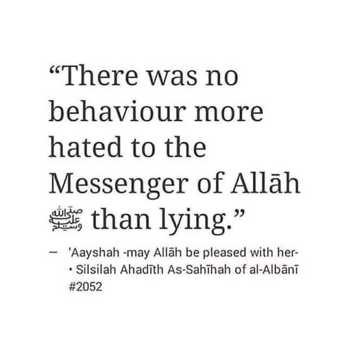 Prophet Muhammad SAW  most hated behavior