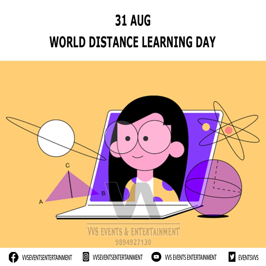 EventsVvs's tweet image. World Distance Learning Day
World Distance Learning Day 2023

#WorldDistanceLearningDay
#WorldDistanceLearningDay2023
#DistanceLearningDay
#DistanceLearningDay2023