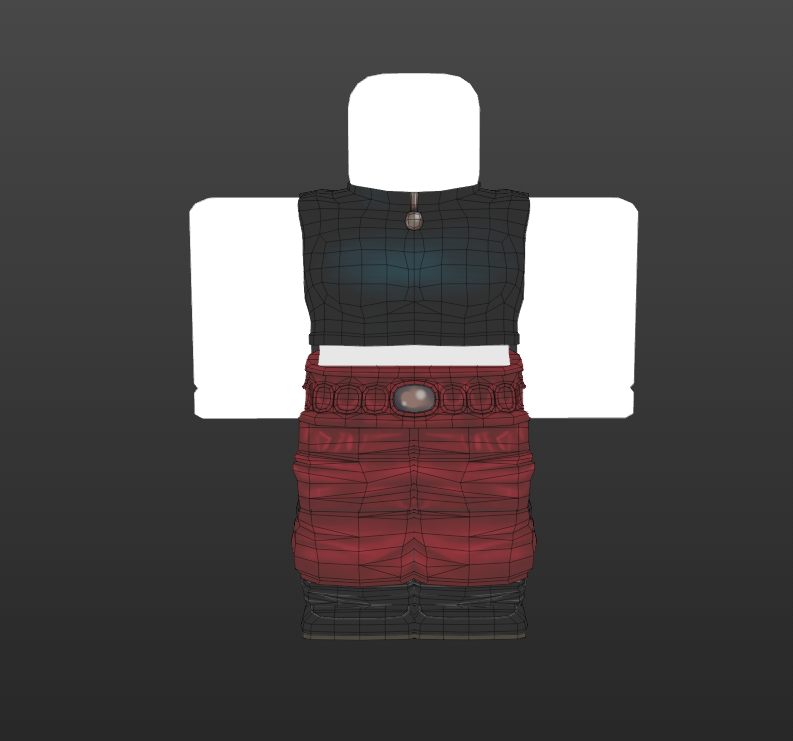 realnotronn's tweet photo. Havent posted clothes in a bit but I finally got substance painter 
Yuki from JJK for @SquidyCakez 
7k Tri
#Roblox #RobloxDev #3D https://t.co/gA0v1FujLp