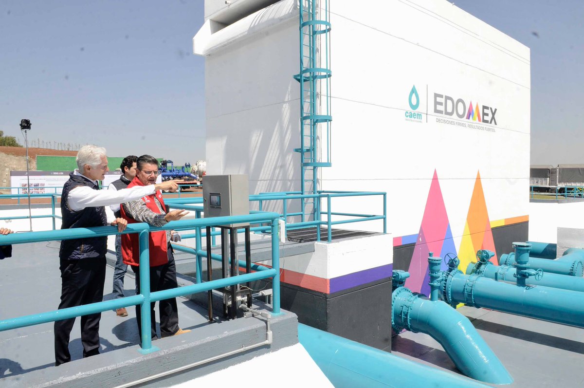 Entregamos la Línea Metropolitana en #CuautitlánIzcalli, una de las obras de ingeniería más importantes de los últimos tiempos y con la que fortalecemos el abasto de agua en el Valle de México.