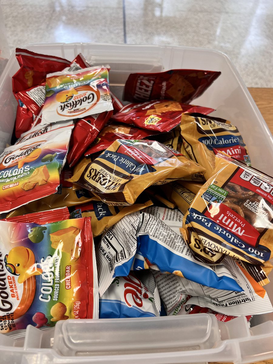 Thank you <a href="/restonbible/">Reston Bible Church</a> volunteers for starting the school year off with 63 boxes of snacks to fill tubs for each classroom at <a href="/GuilfordEle/">Guilford Elementary School</a>!