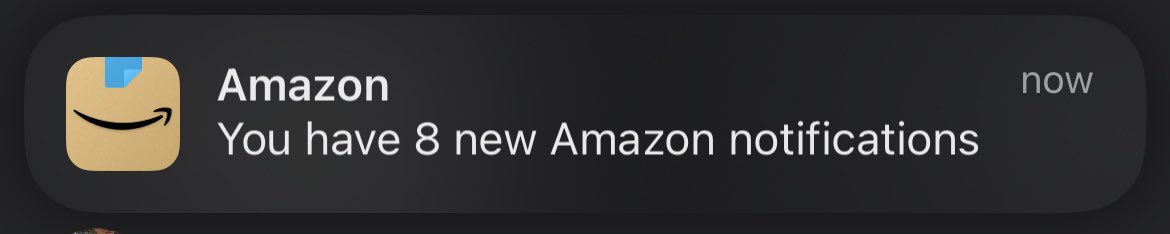 I’m at an age where I no longer communicate with my wife through text messages. Only through Amazon notifications