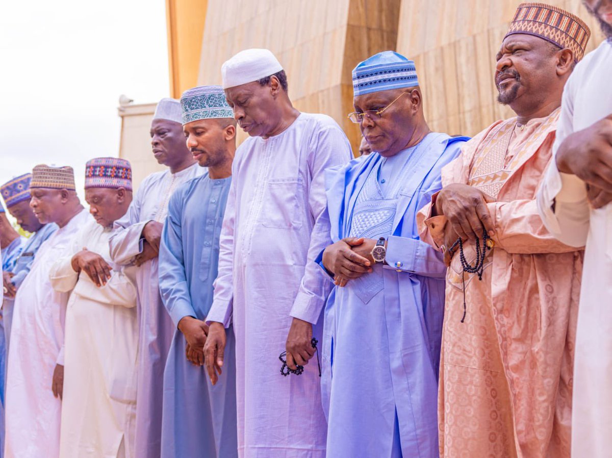 Innalillahi wa inna ilaihi raji’un! 

I am saddened over the loss of Hajia Fadima Abdullahi Nyako, the wife of my late Principal Secretary Barr. Abdullahi Nyako. She has since been buried after the Janazah prayer at the National Mosque Abuja. 

May Almighty Allah comfort the