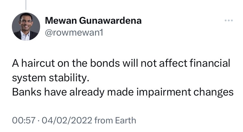 NamalAbhaya's tweet image. @rowmewan1 pre DDO and even before being a Ranilist 😊 I used to like that guy 😊
#whitecolarslaves #excitables 
shame central bank didn’t get his advice before deciding to spare banks on DDO ! #lka
