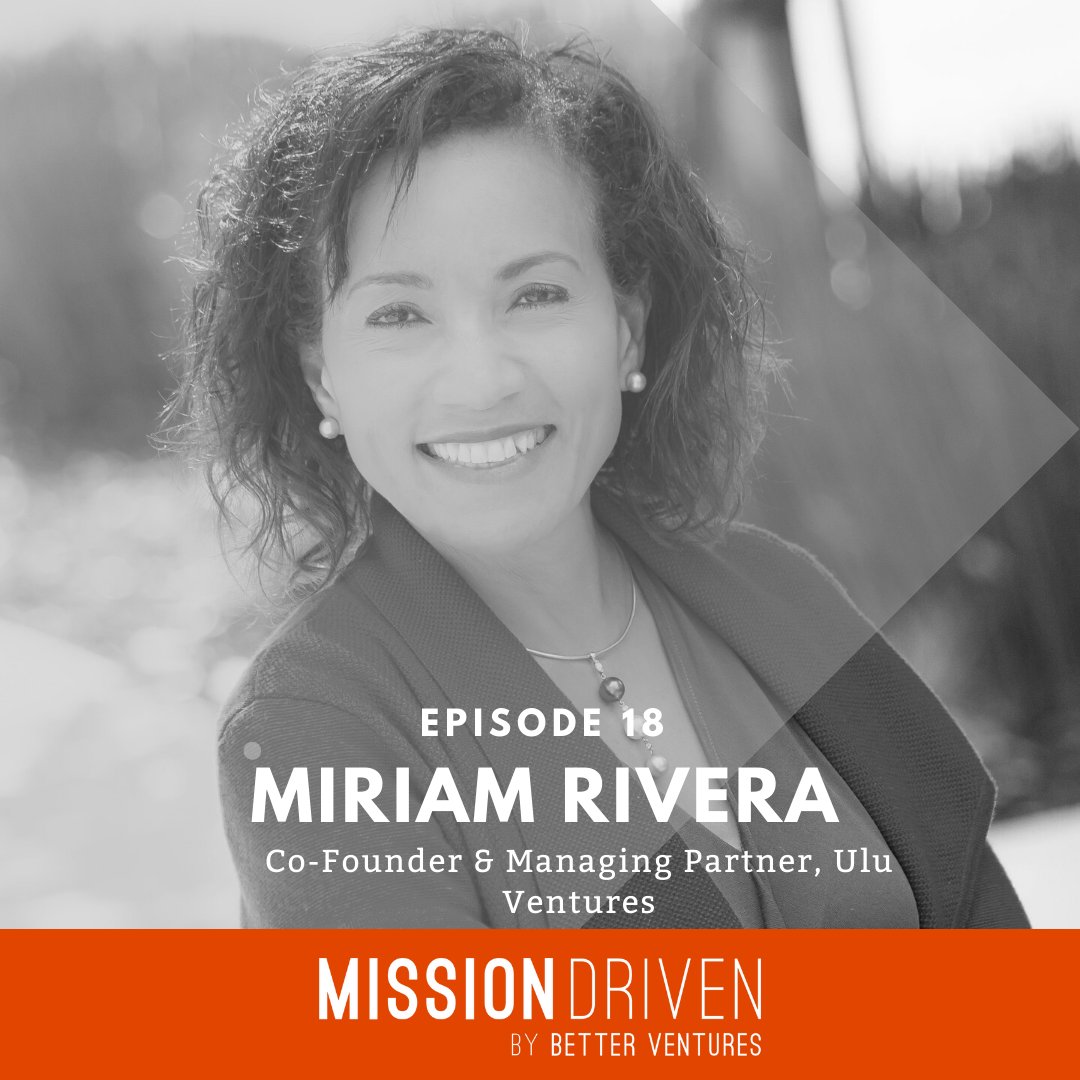 🎙️ Join <a href="/miriamulu1/">Miriam Rivera</a>'s incredible journey – from Google legal's 2nd hire to championing underrepresented founders at @UluVentures! 

🚀 Tune in for insights on diversity, bias elimination, &amp; startup success. Don't miss this episode! 🌟 

#MissionDriven

podcasters.spotify.com/pod/show/missi…
