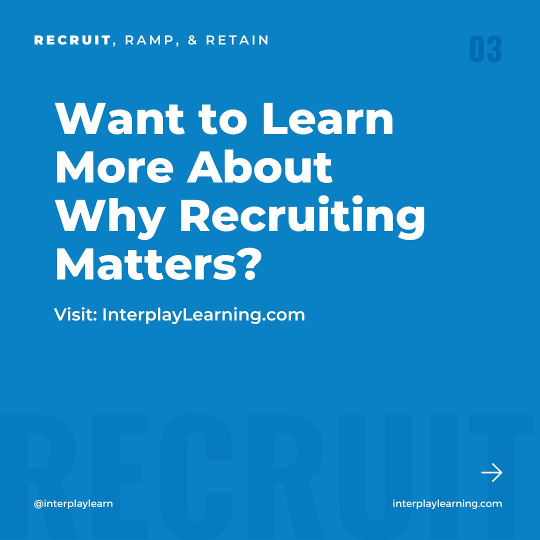 InterplayLearn's tweet image. Discover the power of comprehensive training to attract top-tier talent and revolutionize your skilled workforce. 

Learn more about using training as a competitive recruitment tool by visiting: bit.ly/44EYaco

#SkilledTrades #InterplayLearning