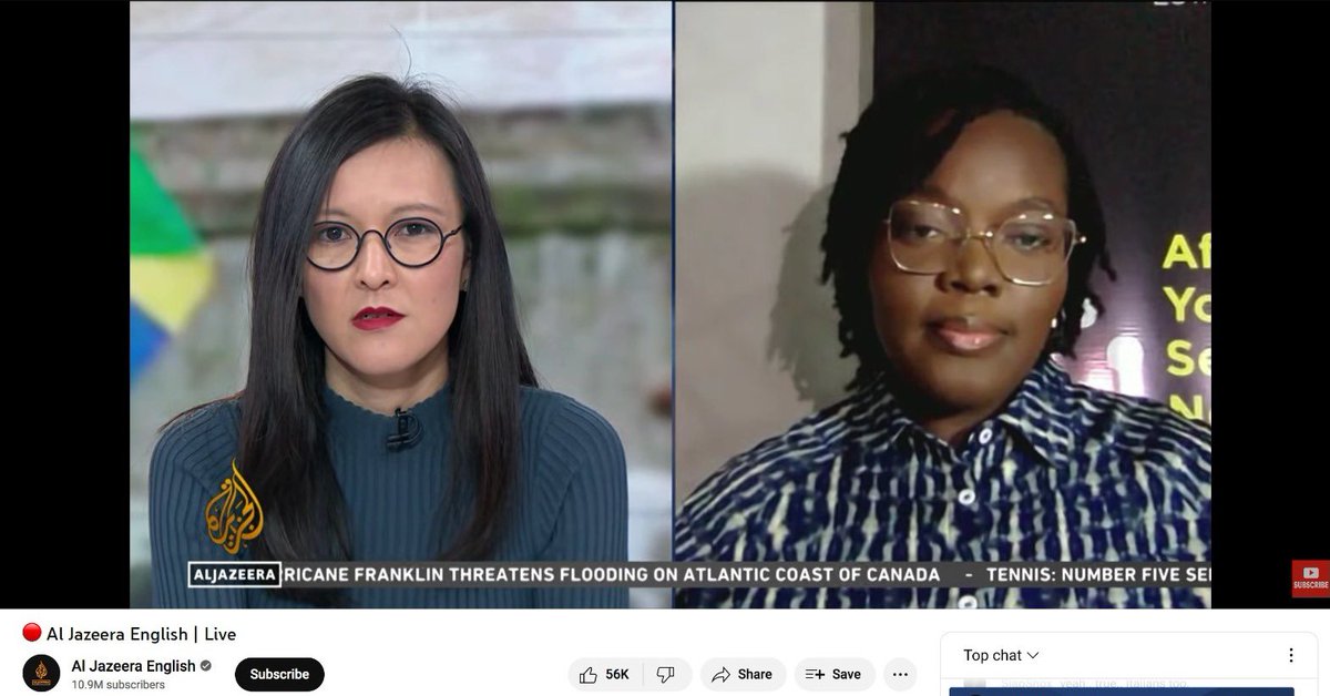 _LeonieMills's tweet image. First news feature on @AlJazeeraWorld discussing the coup in Gabon.
@AfricanYsn is a network for young Africans interested in peace and security issues.
