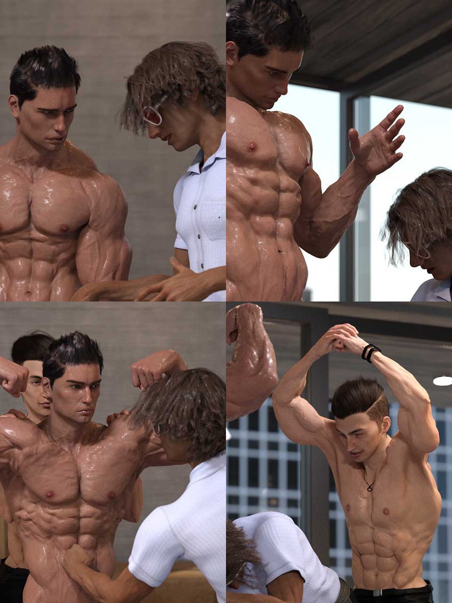 MarcusWrest's tweet photo. Auditioning the muscle hunk for a wrestling contract, with the help of the sexy delivery guy. From "Moving Day" at https://t.co/pviyXl5cG5.
#hunk #naked #hard #muscleworship #abs #3d #gay #erotic #sexy #flex #abs #abpunching #hardabs #testofstrength https://t.co/liCjavoxWy