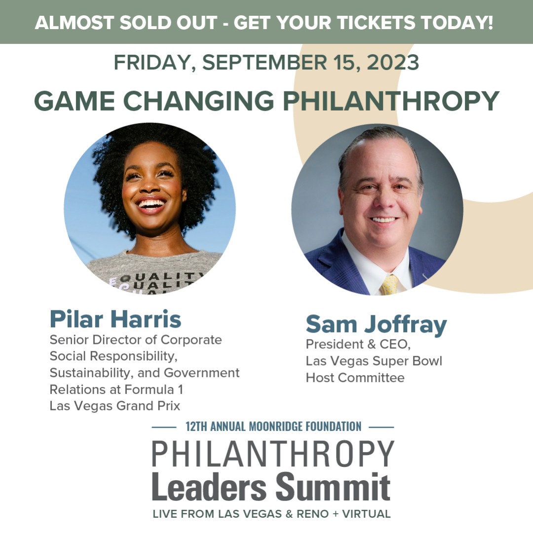 Announcing our Game Changing Philanthropy Panel from Las Vegas:

Pilar Harris- Senior Director of Corporate Social Responsibility, Sustainability, &amp; Government Relations at Formula 1 Las Vegas Grand Prix

Sam Joffray- President &amp; CEO for the Super Bowl Host Committee