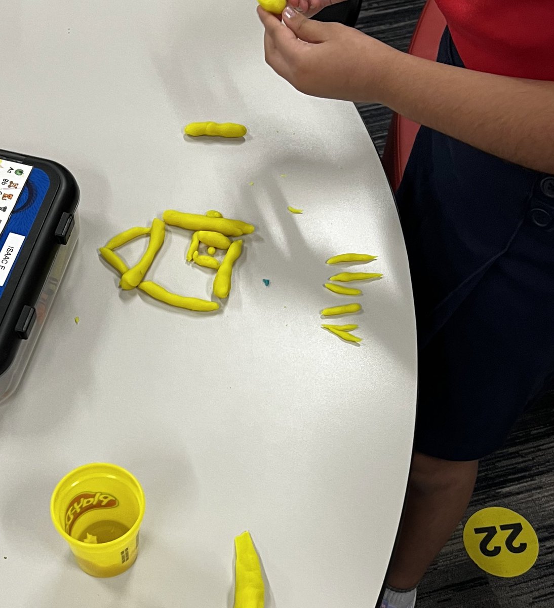 Collaborative, intentional partner work today building Playdoh houses with friends we haven’t worked with before. This was an extension to our discussion on what makes good friends! 

*the blue house: “a donut house with syrup and sprinkles”

<a href="/FullerElemAISD/">Fuller Elementary</a> <a href="/aubreyisd/">Aubrey ISD</a>