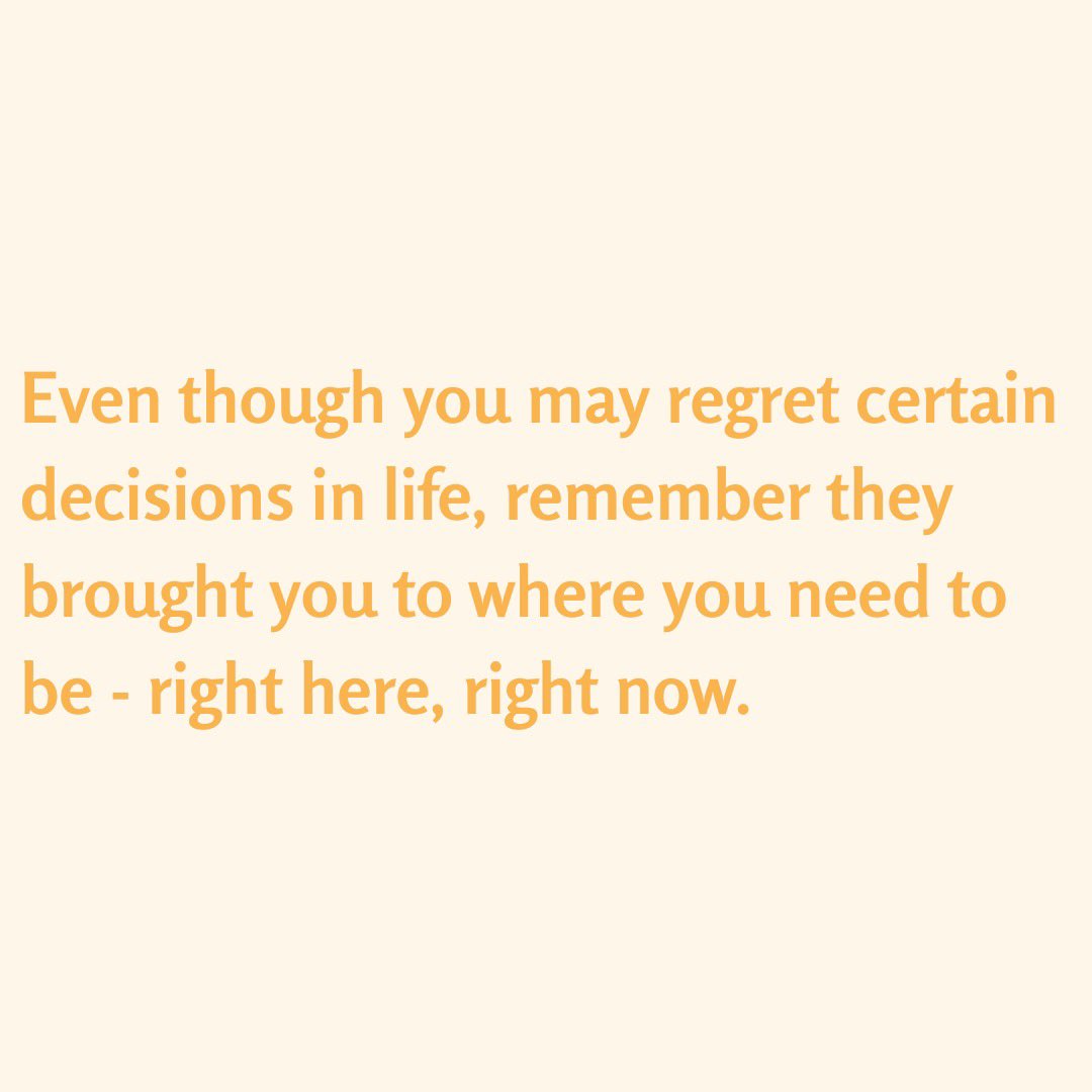 No regrets 

No looking back 

Everything happens for a reason 

#drradhaquotes #tipsonlife