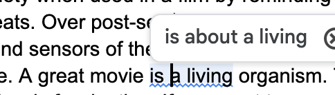rishipuff's tweet photo. google docs does not get it https://t.co/UAKoYphyFW