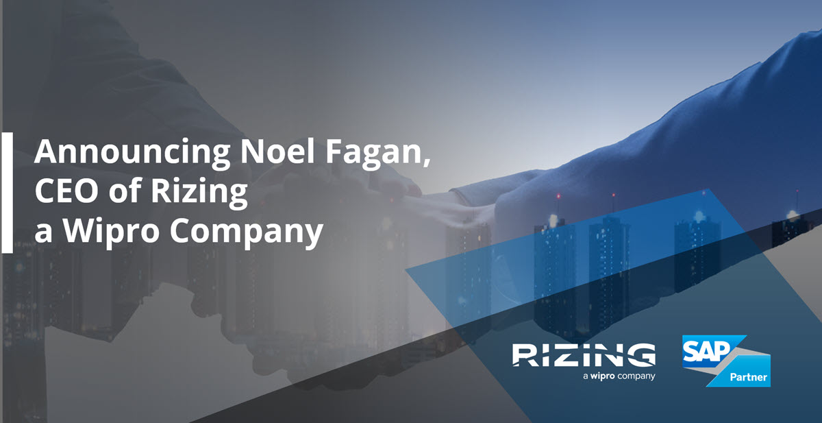 We are pleased to announce <a href="/VestaNoelF/">Noel Fagan</a> as our new CEO of #Rizing, a Wipro Company. Noel succeeds <a href="/MaioloMike/">Mike Maiolo CEO Rizing, LLC</a>, who has assumed responsibility as the Global Head of the Wipro SAP Practice. #SAP #WIPRO #SUCCESSFACTORS #LEADERSHIP #CEO