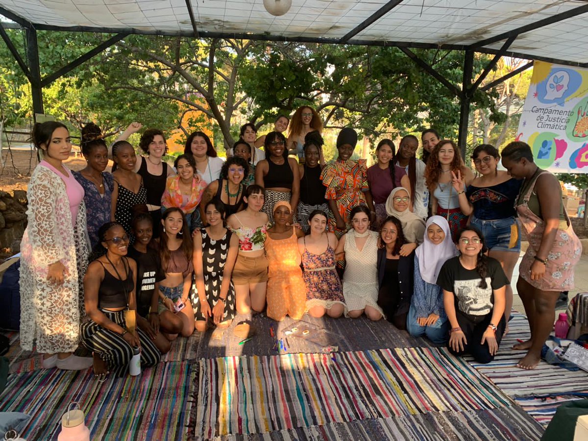MissMusonza's tweet photo. Spent my day talking all things #ecofeminism. 
It is critical for legislators to understand how social issues are linked to environmental impacts. Climate change does not affect people equitably. https://t.co/rC3Q7eN1Ta