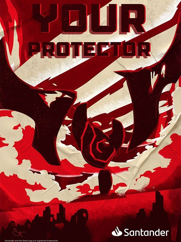 esportsantander's tweet photo. Conquer the Rift with the exclusive Santander Flame Ward's protective force! 🔥
This fiery guardian is arriving soon in Europe! 🛡️
#EsportSantander #LoLEsports #LoL #YourProtector https://t.co/6bOL79kdge
