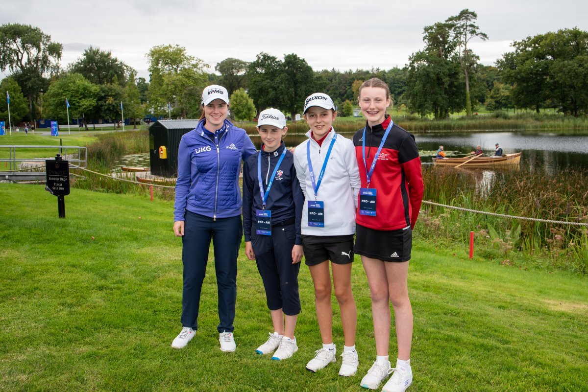 KPMG_Ireland's tweet photo. What a day at the KPMG Women's Irish Open Pro-Am! We're looking forward to following all the action this weekend. You can tune in live on @rte & Sky Sports. Let's go! 🏆
#InspiringTheFuture #WIO22 https://t.co/3xZ4TFBIlP