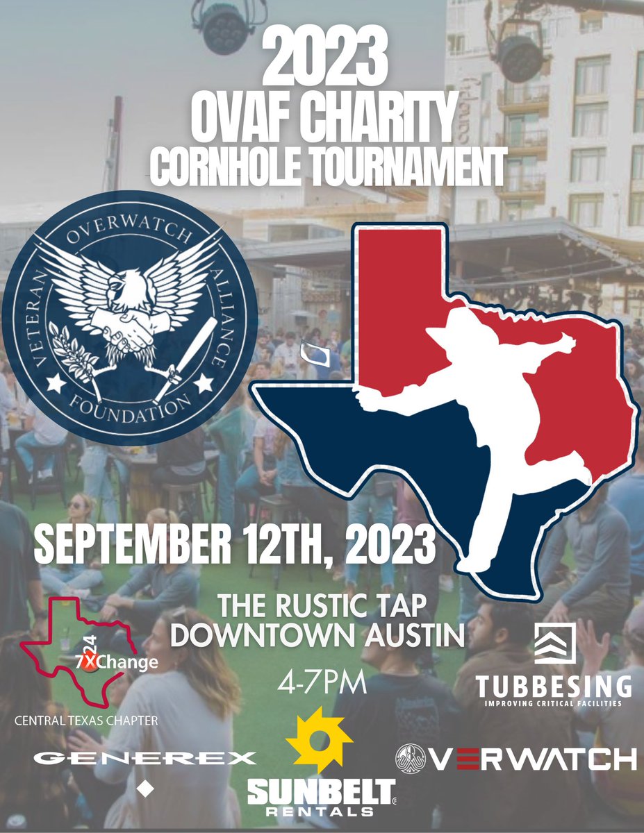 Are you ready to toss for a cause at the first ever Overwatch Veterans Alliance Foundation 2023 Corn Hole Tournament?! 🎯🏆  Reserve your spot below ASAP to join forces with us and make a real impact! 🇺🇸✨
RSVP Form- hubs.ly/Q020KfZh0
#OVAFCornHole2023 #SupportingVeterans