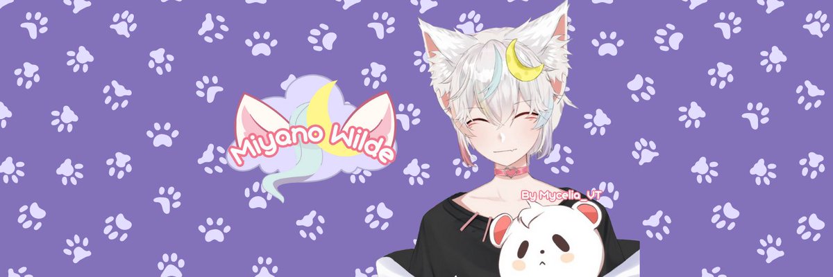 MaesInSpace's tweet image. Was watching @MiyanoWilde's stream today and adore their energy! Very silly guy and a very fun stream to chill too! I made these for his BIRTHDAY WEEK! Happy Borfday catman :3 

#VtubersUprising #Vtuber #birthday #birthdayboy #smallstreamer #smolbean
