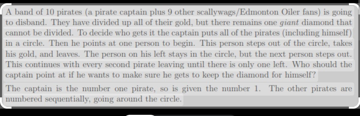 Super duper enjoying this #BuildingThinkingClassrooms session with Kimberly and doing this Pirates and Diamond problem. How would you solve it?