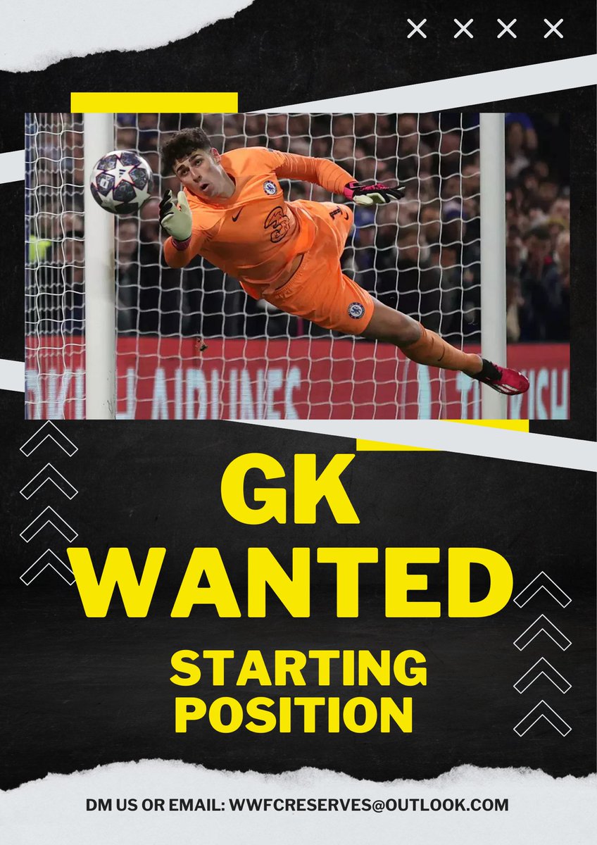 Woodingdean Wanderers (@wwfc2s) on Twitter photo 📣 Calling all Keepers! 
We are on the hunt, searching for a GK for the 23/24 season 🧤 
DM us for more info! 📣 Calling all Keepers! 
We are on the hunt, searching for a GK for the 23/24 season 🧤 
DM us for more info!