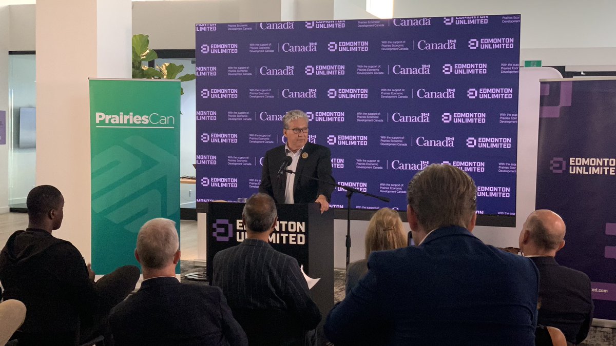 Thrilled to announce that we've received $3M from @PrairiesCanEN! This federal investment supports the creation of our new space at 10107 Jasper Avenue and broadens inclusive programming for local entrepreneurs. #yegtech #yeg #yegstartup