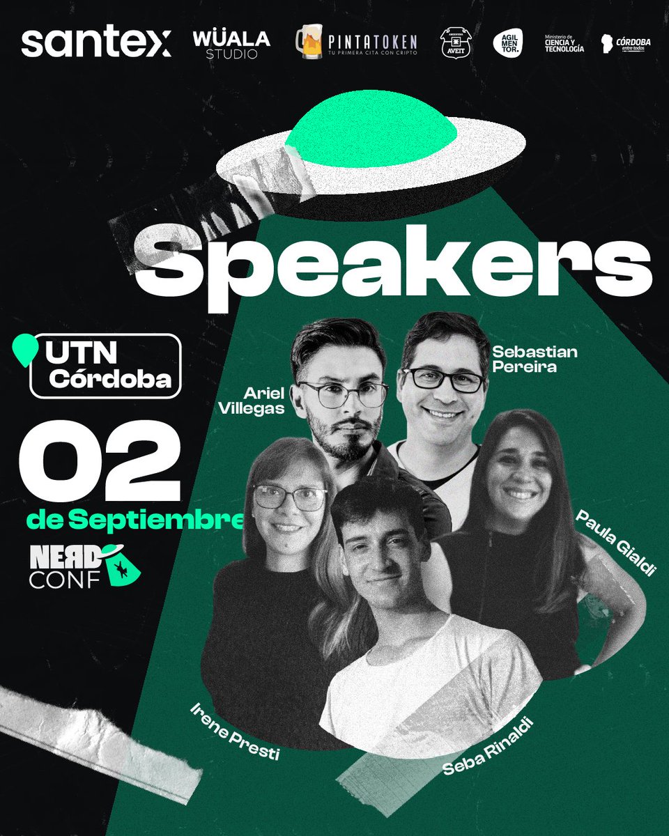 tech_drinks_cba's tweet image. Atenti comunidad‼️

Traemos este súper sorteo para que puedan asistir a @nerdconf_ar ➡️ 2  pares de tickets 🎟️+ 2 pares de pintas 🍻

Cómo?
1) seguí a:
@nerdconf_ar
@tech_drinks_cba 
@pintatoken 
2) dale RP a este post

Habrá 2 ganadorxs!
Se sortea el viernes 01/09 a las 20hs