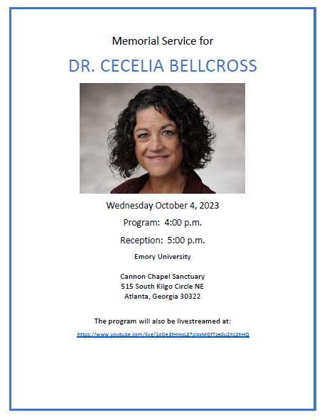 Emory Genetic Counseling Training Program (@emorygctp) on Twitter photo Memorial Service for Founding program director of the Emory Genetic Counseling Training Program  #GeneChat Memorial Service for Founding program director of the Emory Genetic Counseling Training Program  #GeneChat