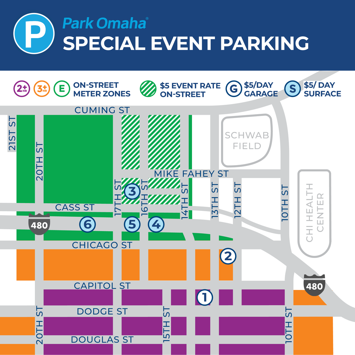 Headed downtown tonight for the Chicks concert? Here's the parking details:
* A $5 event rate turns on at 4:30 p.m.
* Garage parking is $5 until midnight tonight at the garages mentioned on the second slide
* Reserve parking in advance for $3 until midnight on the ParkMobile app.