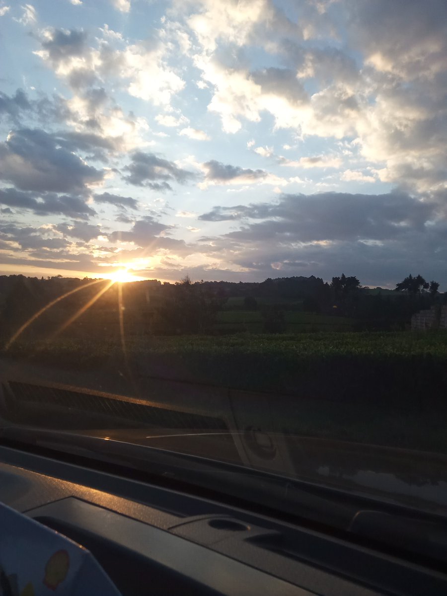 Sunsets are like God's paintings in the sky.