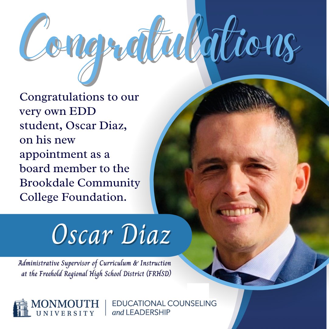 Monmouth University School of Education tweet media