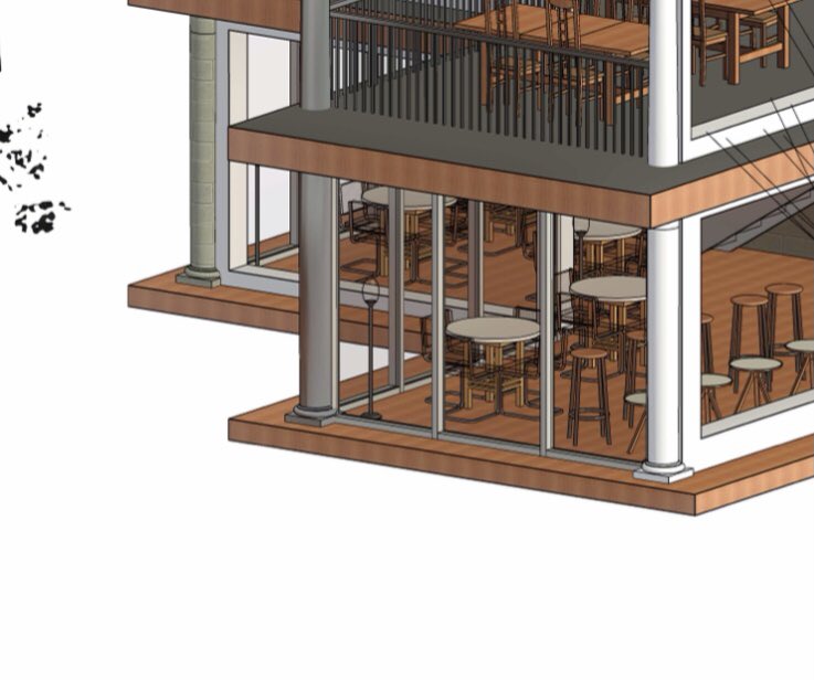 In progress….🏡

#revit #architectural #house #design #Amazing #coffee #shop #houseplanning