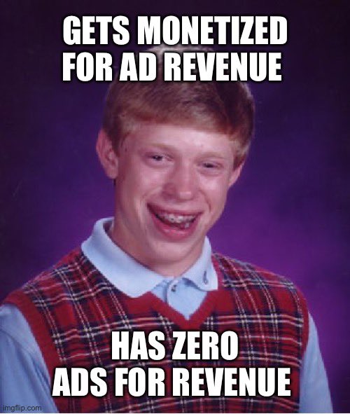 I’m the real life Bad Luck Brian