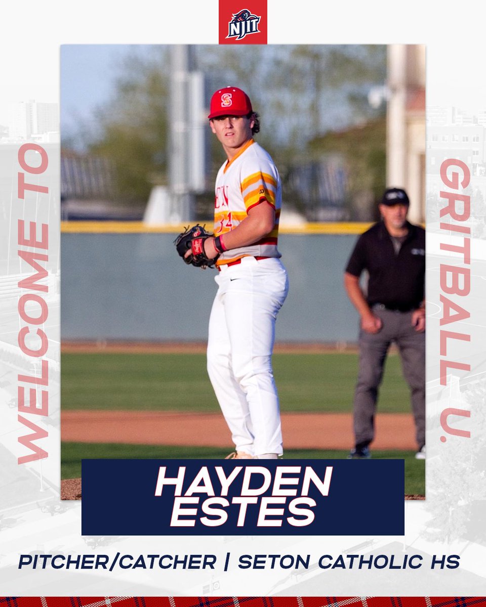 Welcome to #GBU, 𝐇𝐚𝐲𝐝𝐞𝐧 𝐄𝐬𝐭𝐞𝐬‼️

⚔️ Pitcher/Catcher
⚔️ Chandler, AZ native
⚔️ Seton Catholic Prep
⚔️ Intended Major at <a href="/NJIT/">NJIT</a>: Business