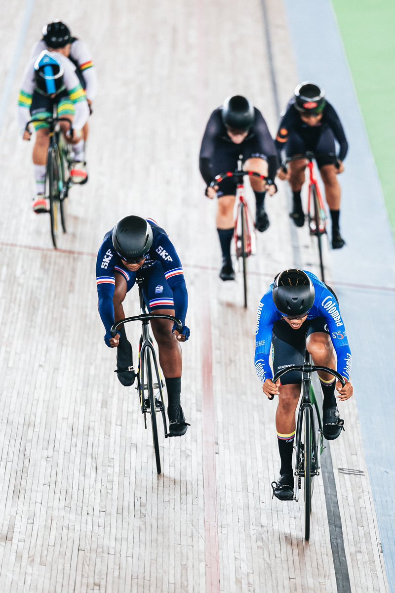 Marie-Louisa DROUODE termine 5e des championnats du Monde de Keirin U19. 

#MundialJuniorCali #Cali2023 #PFCOM