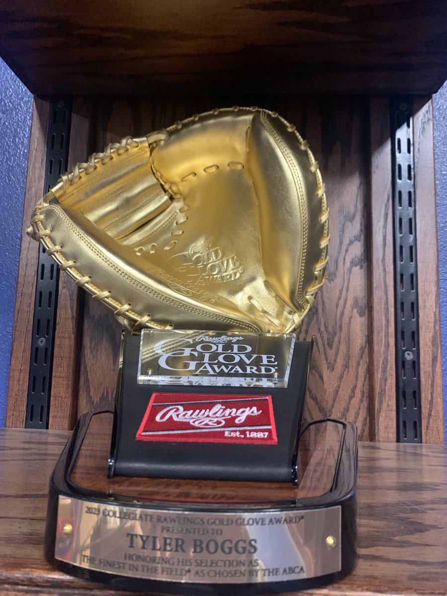 Angelo State Rams Baseball (@ramsasubaseball) on Twitter photo A little hardware arrived today! <a href="/tboggs02/">Tyler Boggs</a> <a href="/RawlingsSports/">Rawlings Baseball</a> Gold Glove Award for being the best defensive catcher in D2 baseball! A little hardware arrived today! <a href="/tboggs02/">Tyler Boggs</a> <a href="/RawlingsSports/">Rawlings Baseball</a> Gold Glove Award for being the best defensive catcher in D2 baseball!