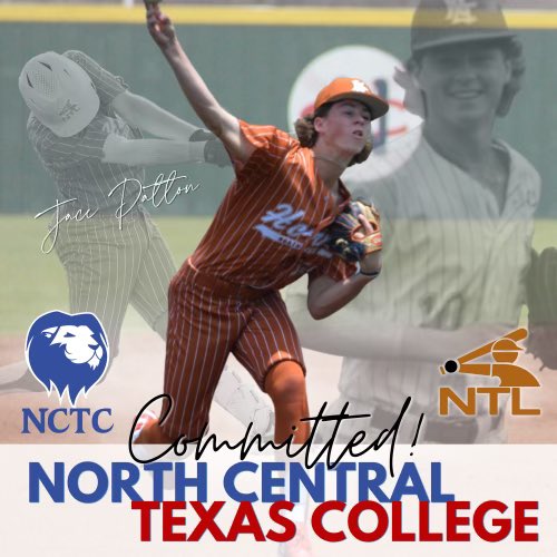 Excited to announce I will be continuing my athletic career at North Central Texas College, I would like to thank Coach Kelly and Coach Smith for giving me this opportunity. Thank you to all of the Coaches who have helped me along the way!