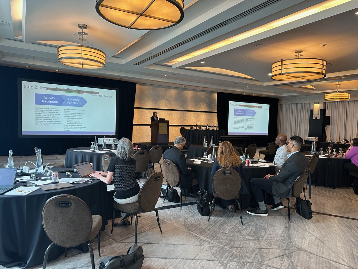 AmBdSurg's tweet image. This week, the ABS is hosting an #EPA Facilitator Retreat for individuals who may lead future EPA writing processes. Attendees include ABS specialty board leadership and representatives from several @ABMSCert member boards. #ABSEPAProject #CBME