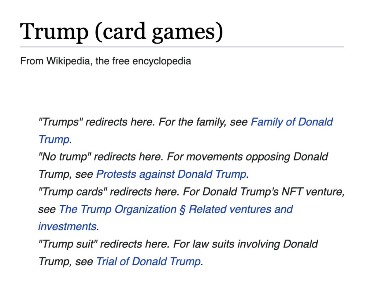 depthsofwiki's tweet photo. there are so many disambiguation hatnotes here https://t.co/oqXesy97S3