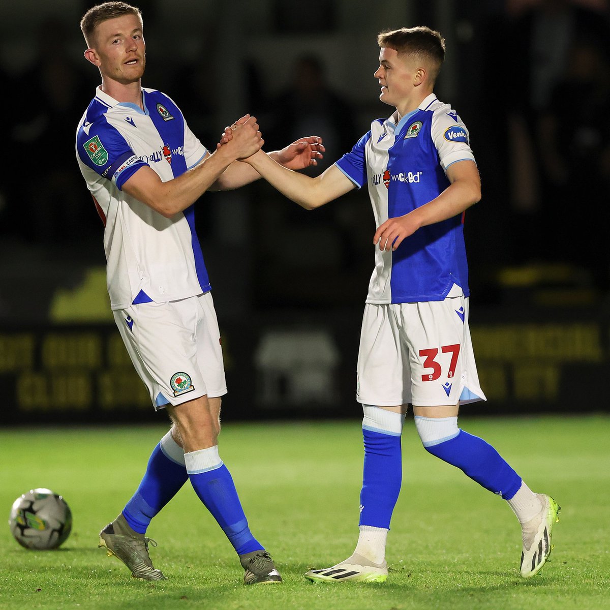 📈 The rise of Thomas Bloxham!

 February - joins #Rovers U21s on trial from Spurs.
June - signs a two year deal.
July - a goal on his first-team debut in pre-season.
August - named on the bench for round one.
Tonight - a goal on his competitive first-team debut!

🔵⚪️