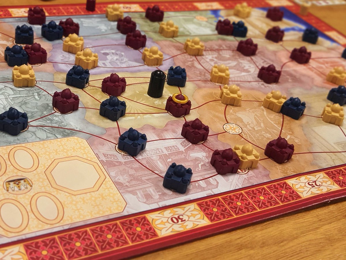 I played Taj Mahal for the first time tonight. I really enjoyed it. The bidding matching up with the route building was very interesting and just the right amount of puzzle for me at this time of night.
