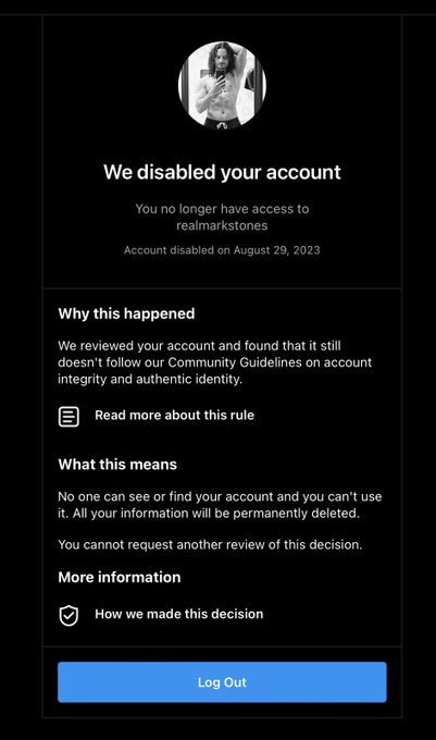 @instagram disabled my account for&hellip;.  Drum roll  please&hellip; impersonating my own self!!!! Talk about  incompetence<a class="tags" target="_blank" title="On Twitter" href="/?out=eyJ0eXAiOiJKV1QiLCJhbGciOiJIUzUxMiJ9.eyJpYXQiOjE3MjA3NjU3MjYsImlzcyI6InR3cG9ybnN0YXJzLmNvbSIsIm5iZiI6MTcyMDc2NTcyNiwiZXhwIjoxNzUyMzAxNzI2LCJyZWRpcmVjdF91cmwiOiJodHRwczovL3R3aXR0ZXIuY29tL2luc3RhZ3JhbSJ9.ufRua2y5YXnBHGk2gzpIz352xobq7R1LUKM9GyZdOunGVhPrkNh9onF-bxp9YW1_7ZeqbyL2XG0L59i1kj5JOg">@instagram</a><a href="/tag/gopackgo"class="tags"><span>#gopackgo</span></a>
