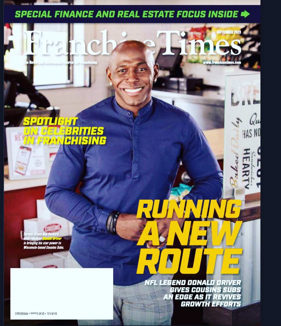 I’m honored to be on the front cover of Franchise Times.   Thanks Laura Michaels for capturing the love and passion I have for <a href="/cousinssubs/">Cousins Subs</a> Christine Specht you are a true rockstar. Thanks for sharing the stage with me.
“Running A New Route”

lnkd.in/gxHdRi5q