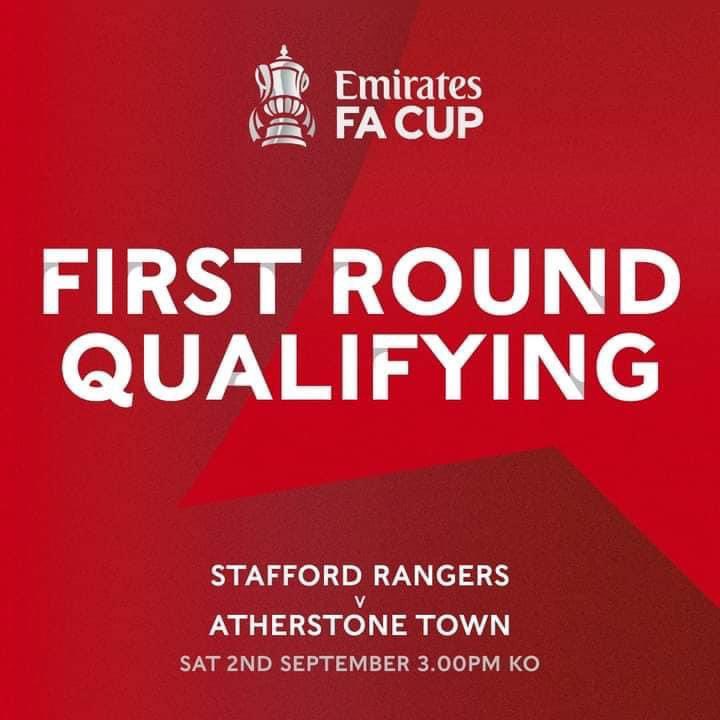 This Saturday were at home in the FA Cup to Atherstone Town. If you fancy taken  advantage of our fantastic hospitality or sponsorship deals starting from just £35pp. If you are interested, please contact Roy Sales on 01785 602430 or Email: commercial@staffordrangersfc.co.uk